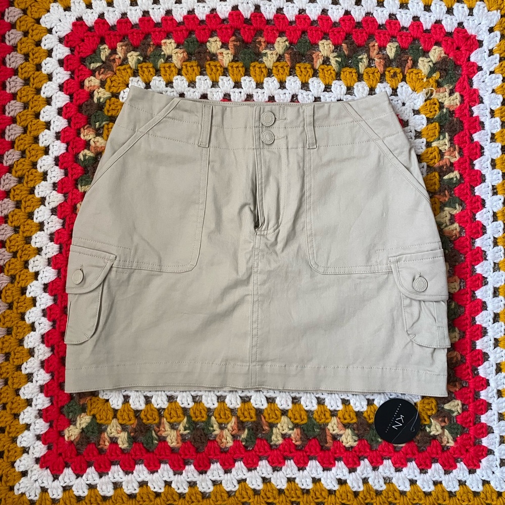 Klassy network cargo mini skirt